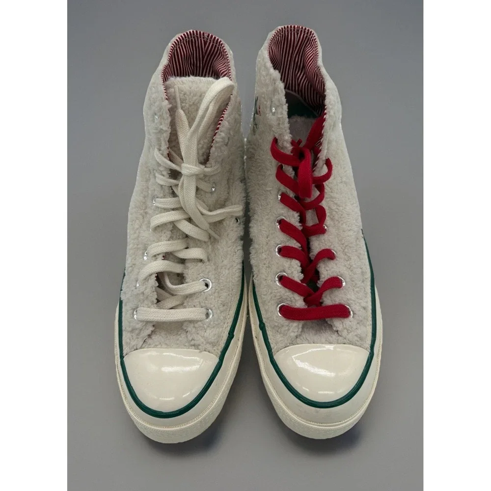 Converse Chuck 70 Hi Egret/Gym Red/Midnight‎ Clover 170048C US Mens 8 Woman 10